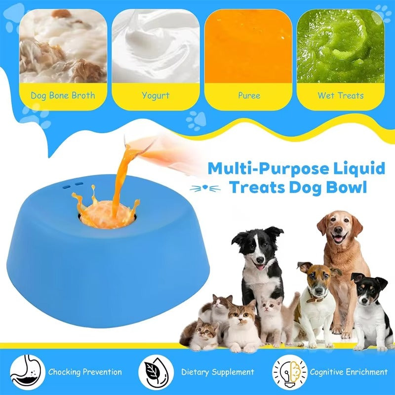MyVibelo™ Anti-Spill Liquid Lick Bowl for Dogs