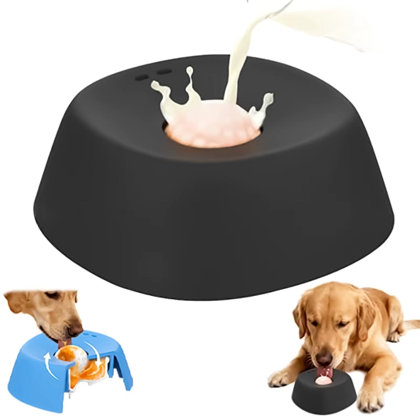 MyVibelo™ Anti-Spill Liquid Lick Bowl for Dogs