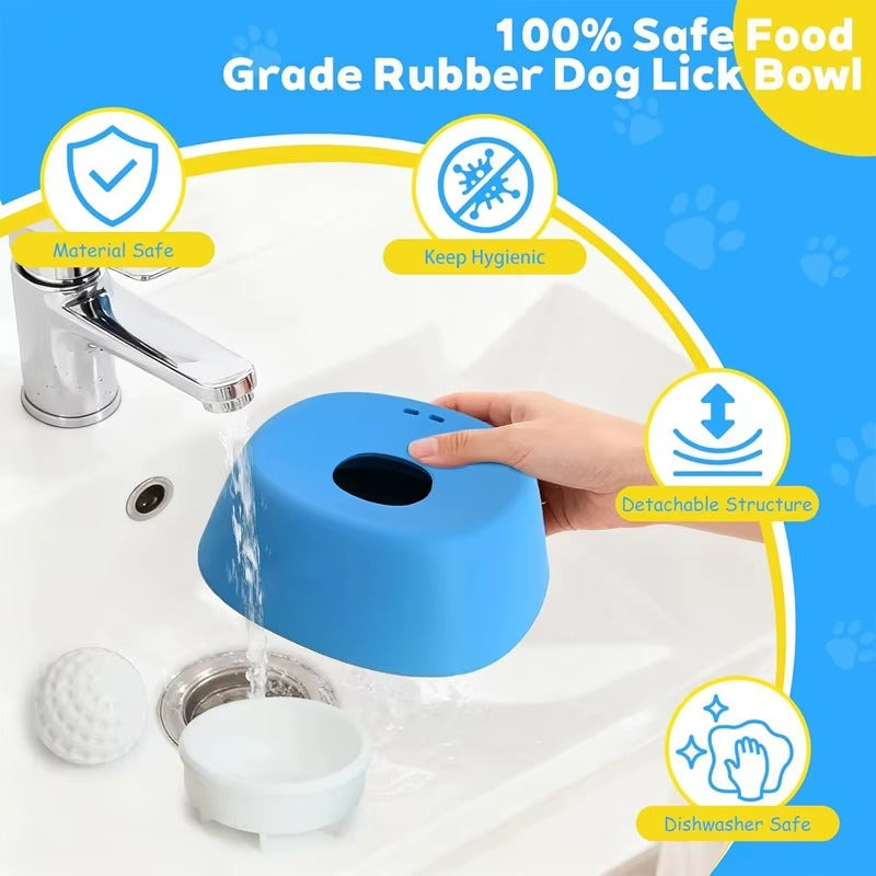 MyVibelo™ Anti-Spill Liquid Lick Bowl for Dogs